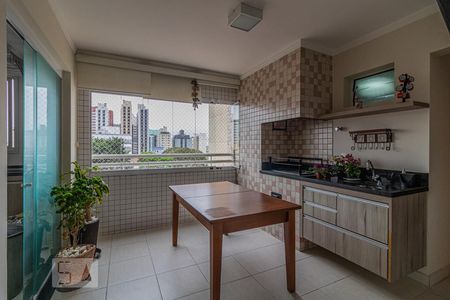 Varanda Gourmet de apartamento à venda com 3 quartos, 134m² em Olímpico, São Caetano do Sul