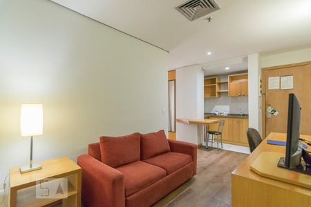 Sala de apartamento à venda com 1 quarto, 44m² em Centro, Santo André