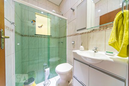 Banheiro  de apartamento para alugar com 3 quartos, 91m² em Vila Valparaíso, Santo André