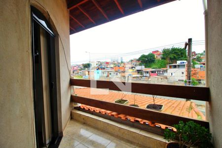Varanda da Suíte de casa à venda com 3 quartos, 269m² em Vila Homero Thon, Santo André