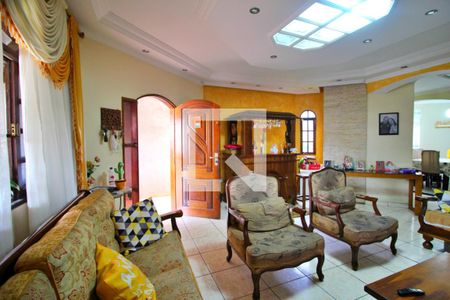 Sala de casa à venda com 3 quartos, 269m² em Vila Homero Thon, Santo André