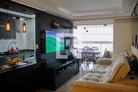 Sala de apartamento à venda com 3 quartos, 98m² em Fundação, São Caetano do Sul