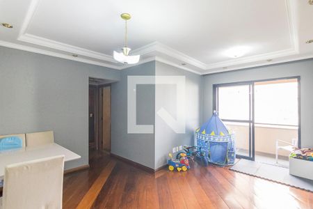 Sala de apartamento à venda com 3 quartos, 70m² em Vila Valparaíso, Santo André