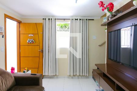 Sala de casa à venda com 2 quartos, 90m² em Vila Camilópolis, Santo André
