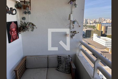 Varanda da Sala de apartamento à venda com 1 quarto, 70m² em Água Branca, São Paulo