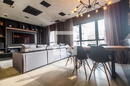 Sala de Jantar de apartamento à venda com 1 quarto, 76m² em Alphaville Conde Ii, Barueri
