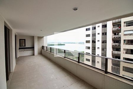 Varanda da Sala de apartamento para alugar com 3 quartos, 134m² em Barra da Tijuca, Rio de Janeiro