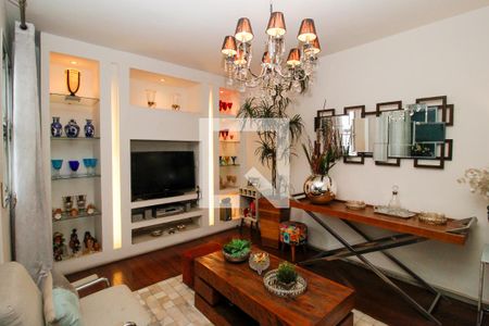 Sala  de apartamento para alugar com 3 quartos, 110m² em Santo Antônio, Belo Horizonte