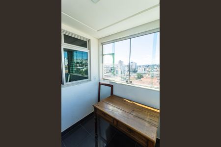 Varanda da Sala de apartamento à venda com 3 quartos, 80m² em Sagrada Família, Belo Horizonte