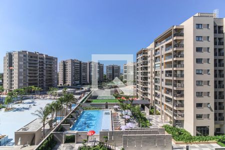 Varanda - Vista de apartamento à venda com 2 quartos, 80m² em Barra da Tijuca, Rio de Janeiro