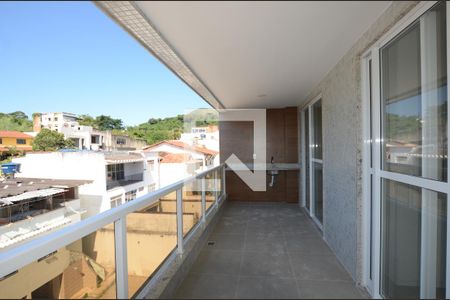 Varanda da Sala de apartamento para alugar com 3 quartos, 70m² em Vila Valqueire, Rio de Janeiro