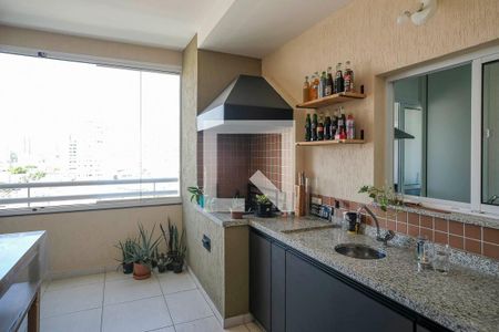 Varanda gourmet de apartamento à venda com 3 quartos, 96m² em Santa Paula, São Caetano do Sul