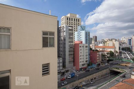Vista da Sala de kitnet/studio para alugar com 1 quarto, 20m² em Água Branca, São Paulo