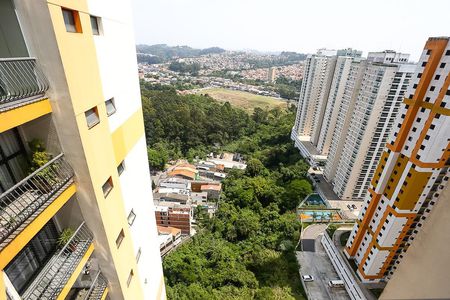 Varanda da Sala vista de apartamento para alugar com 2 quartos, 75m² em Jardim Maria Rosa, Taboão da Serra