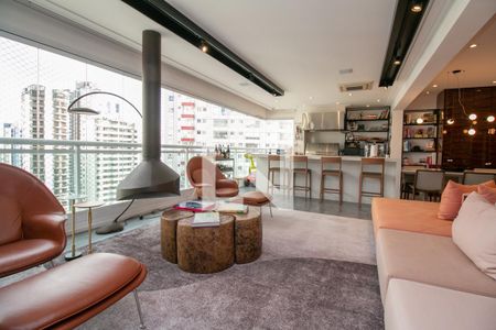 Varanda de apartamento à venda com 3 quartos, 280m² em Vila Regente Feijó, São Paulo