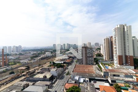 Varanda Sala de apartamento à venda com 1 quarto, 33m² em Lapa, São Paulo