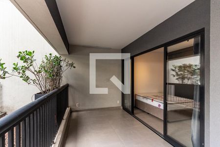 Varanda do Studio de kitnet/studio à venda com 1 quarto, 32m² em Campos Elíseos, São Paulo
