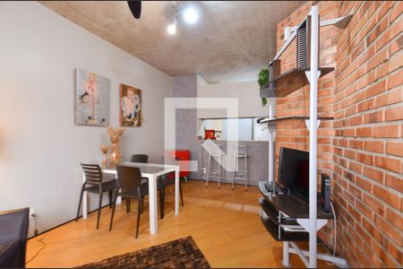 Sala de apartamento para alugar com 1 quarto, 50m² em Funcionários, Belo Horizonte