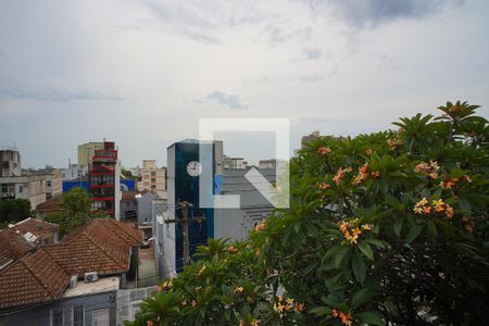 Varanda _Vista de apartamento à venda com 3 quartos, 136m² em Floresta, Porto Alegre