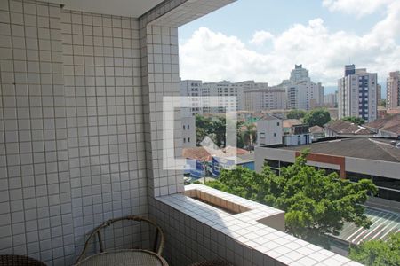 Varanda da Sala de apartamento para alugar com 3 quartos, 200m² em Ponta da Praia, Santos