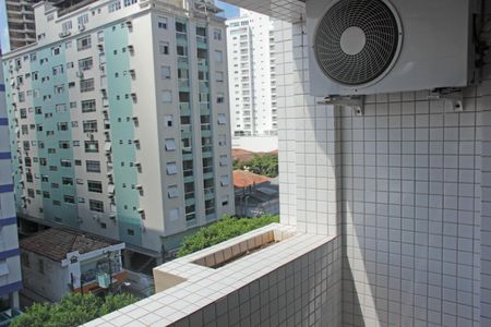 Varanda da Sala de apartamento para alugar com 3 quartos, 200m² em Ponta da Praia, Santos