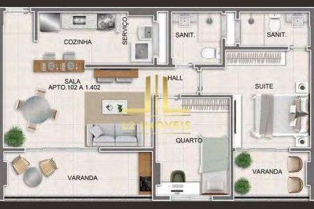 4_photo/07161b0ac7.ceff8192393c33de-ATLAS-73849696-b0af-4860-a4e2-ded1e3c8da3c.jpg de apartamento à venda com 2 quartos, 57m² em Costa Azul, Salvador