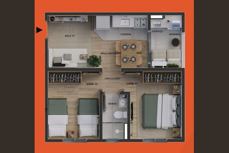 12_photo/94b9958e13.a64aef6598c47c00-ATLAS-8e9df98d-9cc7-45ac-bcbf-4dcea2b9ecee.jpg de apartamento à venda com 2 quartos, 43m² em Subsetor Norte - 3 (N-3), Ribeirão Preto