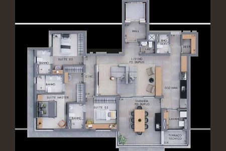 8_photo/94b9b8d96b.d85b2da24e8c384d-ATLAS-38618d2a-2ef6-40e1-925d-518c6a2eda2a.jpg de apartamento à venda com 3 quartos, 156m² em Subsetor Sul - 7 (S-7), Ribeirão Preto