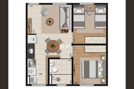 8_photo/94b9c0424b.a81a9a6aae764e4e-ATLAS-d3c72cfd-3d7c-4397-bafa-e3bd35338bf8.jpg de apartamento à venda com 2 quartos, 43m² em Jardim Florestan Fernandes, Ribeirão Preto