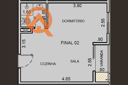 9_photo/94c8c42ce1.05acccb2dbb53537-ATLAS-b6bd0919-2352-45b5-9b6f-f5f782cba9ff.jpg de apartamento à venda com 1 quarto, 31m² em Fazenda Santa Cândida, Campinas