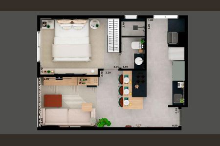 2_photo/94ce0237d9.c54d8ccd00eda198-ATLAS-ee679d69-e08a-45e5-b44f-6f26bee8a8b9.jpg de apartamento à venda com 1 quarto, 39m² em Aparecida, Santos