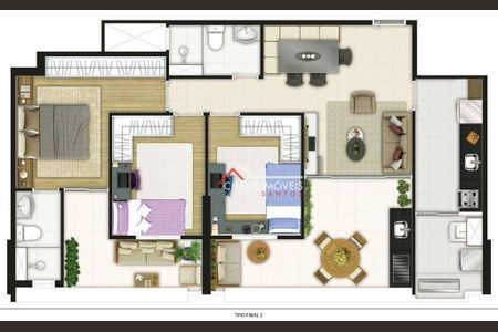 8_photo/94ce030a23.075fbd172085e4e5-ATLAS-43bcc424-d30f-4017-9265-8d44f7f96f3f.jpg de apartamento à venda com 2 quartos, 91m² em Boqueirão, Santos