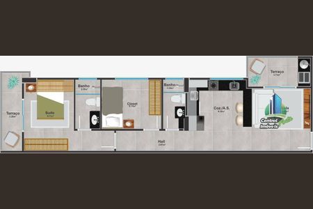 8_photo/94ce1d0915.edd375e4c3edd14a-ATLAS-da2caf1a-cf5a-4a09-84ce-e001202e0eff.jpg de apartamento à venda com 2 quartos, 55m² em Canto do Forte, Praia Grande