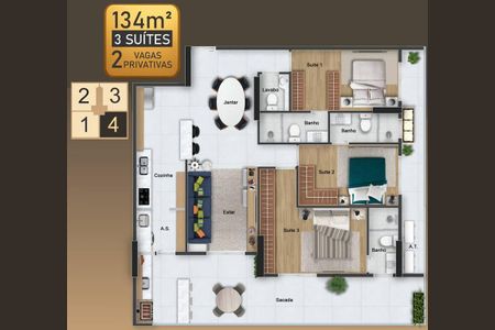 2_photo/94ce1d0925.d4e5313faf1930a9-ATLAS-7483f8a3-192b-456c-92c5-5d5edcf5486d.jpg de apartamento à venda com 3 quartos, 135m² em Canto do Forte, Praia Grande