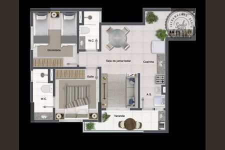 6_photo/94ce1e883d.93b8fa184532727f-ATLAS-60f919f8-e87a-4bb2-a64a-005a49fdd498.jpg de casa de condomínio à venda com 2 quartos, 60m² em Aviação, Praia Grande