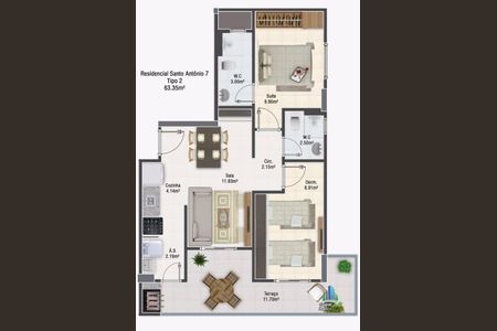 4_photo/94ce1f081d.12a57cc4cdff314d-ATLAS-9ced8d0d-e352-4a83-9f80-739d947cba09.jpg de apartamento à venda com 2 quartos, 63m² em Nova Mirim, Praia Grande