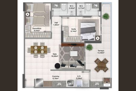 22_photo/94ce2029e1.09fa6259f17c7707-ATLAS-68fa591f-7a73-459e-9bfe-eccb61d5b7e9.jpg de apartamento à venda com 2 quartos, 75m² em Vila Caiçara, Praia Grande