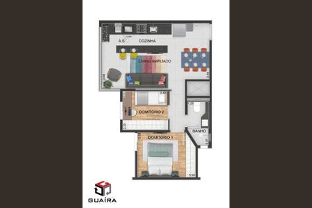 6_photo/94ce429efb.ab9d896be0e39e09-ATLAS-de18d7e9-a456-49a9-af9e-2347a16a9247.jpg de apartamento à venda com 2 quartos, 46m² em Vila Curuçá, Santo André