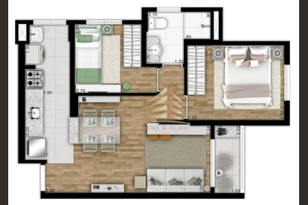 2_photo/94cef5b05f.c4e323c6005a3bcc-ATLAS-b22e7152-e26c-4cf2-85b2-05e672537d31.jpg de apartamento à venda com 2 quartos, 45m² em Vila Galvão, Guarulhos