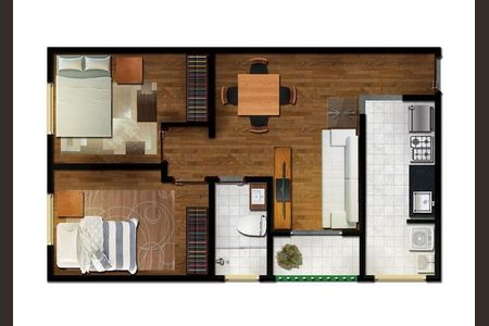 5_photo/94cf07524b.82e2d469a9a97f83-ATLAS-2e310b4e-6c18-4126-a06e-5ece83c82964.jpg de apartamento à venda com 2 quartos, 53m² em Jardim Rio das Pedras, Cotia