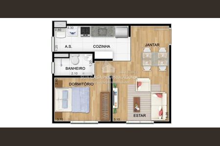 2_photo/94cfa9cf25.8403997a5edb307a-ATLAS-975b144f-5b41-4b90-903f-e7b81aee2aa5.jpg de apartamento à venda com 2 quartos, 42m² em Centreville, Cotia