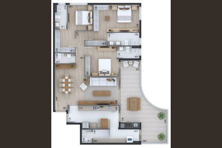 4_photo/94dce177e1.f6e01e90edc9fa34-ATLAS-14dabd79-8b1d-4ae4-a11d-e9faa88d48a1.jpg de apartamento à venda com 3 quartos, 300m² em Santa Felicidade, Curitiba