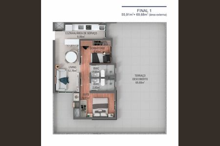 5_photo/94dce189e1.835c236b6a8f76aa-ATLAS-77be85ca-72e6-4ee8-9b5e-9f1190c9b3a5.jpg de apartamento à venda com 2 quartos, 55m² em Mossunguê, Curitiba