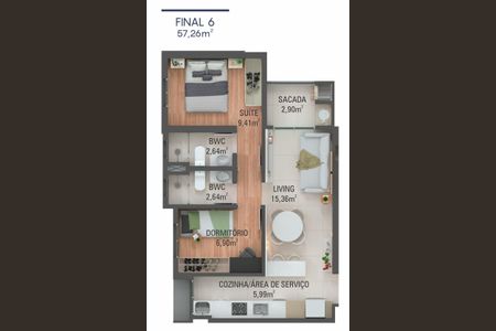 12_photo/94dce189e1.835c236b6a8f76aa-ATLAS-da45005a-721a-4cba-b9aa-a8e647dbed73.jpg de apartamento à venda com 2 quartos, 55m² em Mossunguê, Curitiba