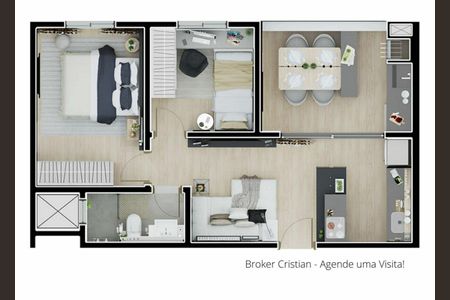 50_photo/94dce3110d.858e4754b8077bbf-ATLAS-01f6c397-bead-4b8a-964d-94a9e5e52876.jpg de apartamento à venda com 2 quartos, 56m² em Portão, Curitiba