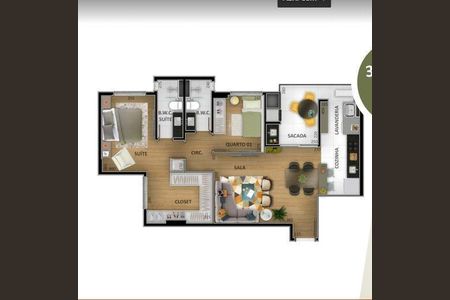 12_photo/94dce3497d.9b0e853e47463488-ATLAS-7f924b78-a945-4b3e-8ea2-87b64f2289b8.jpg de apartamento à venda com 3 quartos, 73m² em Novo Mundo, Curitiba