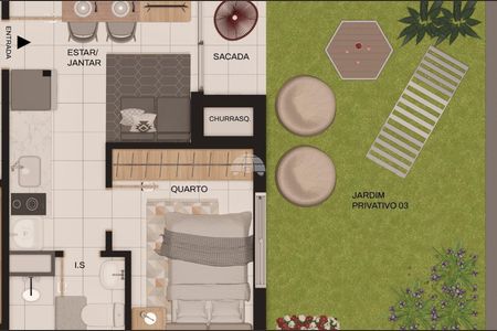 46_photo/94dce35331.f7e81ba1849dc159-ATLAS-e8fad64a-f261-4440-bdfb-dd77af08904f.jpg de apartamento à venda com 1 quarto, 23m² em Capão Raso, Curitiba