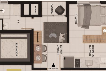 48_photo/94dce3533b.3baa2533bd85ec72-ATLAS-6dbe6a09-51ab-41b5-a525-5fda8e0c87a8.jpg de apartamento à venda com 1 quarto, 23m² em Novo Mundo, Curitiba