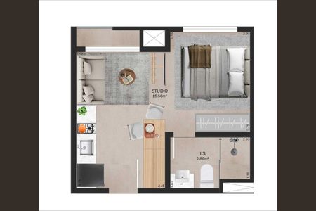 4_photo/94dce35eb5.94eccd8fc9add72f-ATLAS-2a5b04cc-6ead-4ff8-bcb7-b94bcca20337.jpg de kitnet/studio à venda com 1 quarto, 23m² em Novo Mundo, Curitiba