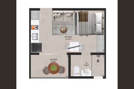 39_photo/94dce35eb5.94eccd8fc9add72f-ATLAS-e7f33526-e2bc-4aec-86c5-45fc5e762a21.jpg de kitnet/studio à venda com 1 quarto, 23m² em Novo Mundo, Curitiba